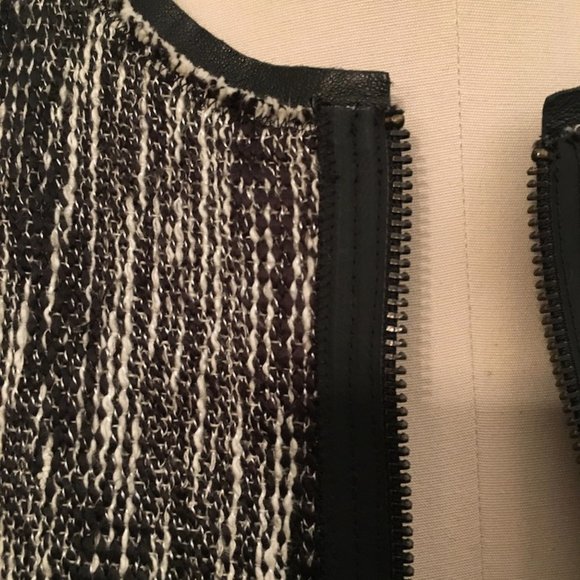 Black and white tweed blazer - Picture 3 of 5